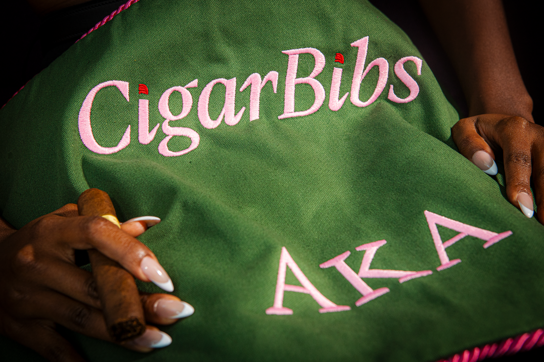 Contemporary Cigar Bib Alpha Kappa Alpha