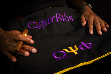 Contemporary Cigar Bib Omega Psi Phi
